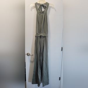 Size 6 Custom-Made Sage Jumpsuit